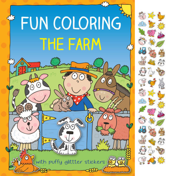 Fun colouring with puffy stickers