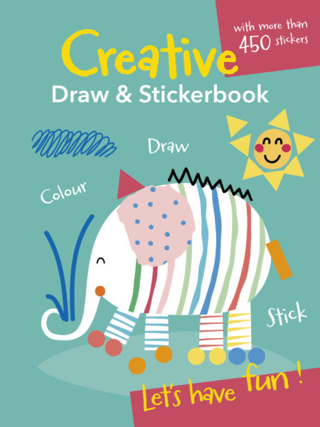 Creative draw & sticker book